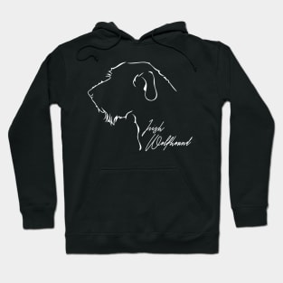 Proud Irish Wolfhound profile dog lover Hoodie